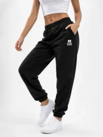 spodnie-dresowe-damskie-czarne-good-luck-sciagacze-koniczyna-logo-xxl