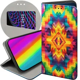 etui-z-klapka-do-oppo-reno12-5g-wzory-azteckie-aztec-aztecy-futeral-case