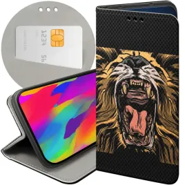 etui-z-klapka-do-oppo-reno12-5g-wzory-lew-lwy-lwica-futeral-pokrowiec-case