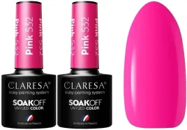 2-sztuki-lakier-hybrydowy-pink-532-5g-claresa-gleboki-roz-wysoka-trwalosc