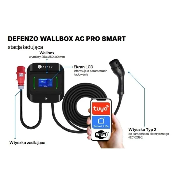 defenzo-ladowarka-wallbox-pro-ac22-smart-stan-nowy