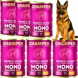karma-mokra-dla-psa-monobialkowa-champer-kosci-i-stawy-indyk-6x400g