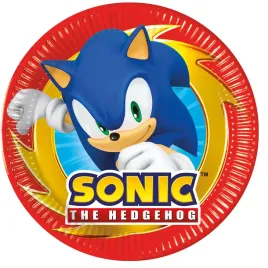talerze-papierowe-sonic-sega-20cm-8-szt
