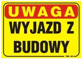 tabliczka-tablica-35-25cm-uwaga-wyjazd-z-budowy