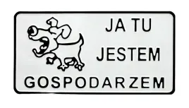 tabliczka-tablica-15-29cm-ja-tu-jestem-gospodarzem