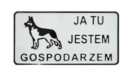 tabliczka-tablica-15-29cm-ja-tu-jestem-gospodarzem