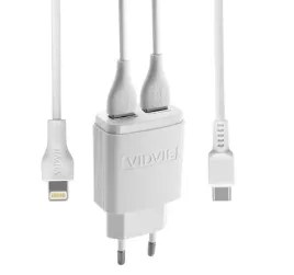ladowarka-sieciowa-vidvie-ple245-2-4a-2xusb-kabel-type-c-kabel-lightning