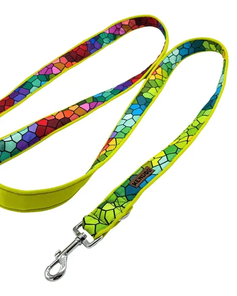 kendog-mozaika-smycz-200cm-2cm-stan-nowy