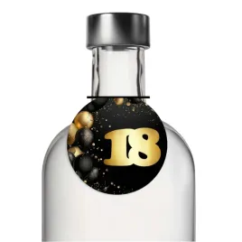 zawieszki-na-alkohol-18-urodziny-czarno-zloty-10-szt