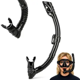 fajka-rurka-plywacka-do-nurkowania-snorkeling-z-zaworem-czarna-unisex