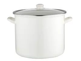 garnek-emaliowany-wysoki-emalia-pleszew-28-cm-14l-kremowy-z-pokrywka