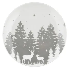 talerz-deserowy-florina-alaska-20-cm-porcelana-swiateczny-motyw-lasu