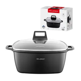 garnek-aluminiowy-florina-chef-kwadratowy-28-cm-71l-czarny-na-indukcje