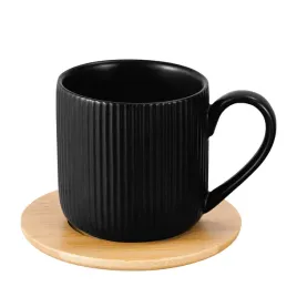 filizanka-florina-alisa-260-ml-czarna-porcelana-ze-spodkiem-bambusowym