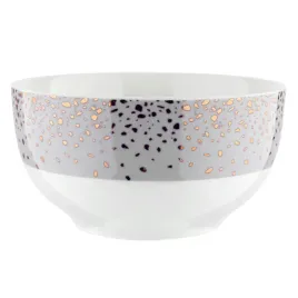salaterka-florina-spots-grey-13-cm-porcelanowa-szara-zlote-akcenty