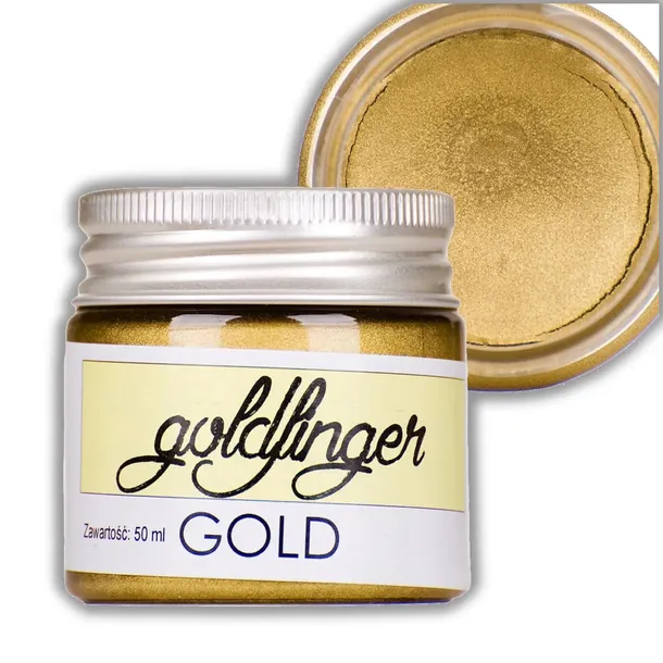 PASTA POZŁOTNICZA ZŁOTA WOSK DEKORACYJNY WYDAJNA GOLDFINGER 50 ML