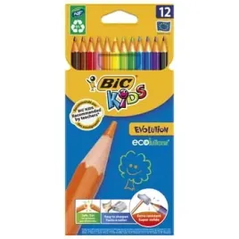 bicr-kids-eco-evolution-kredki-olowkowe-opak-12-szt
