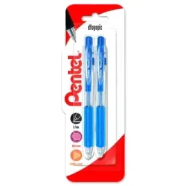 pentel-dlugopis-z-systemem-przyciskowym-bk437-niebieski-x-2-sztuki