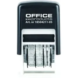 datownik-samotuszujacy-office-products-z-tuszem-iso-czarny