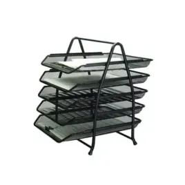 zestaw-na-biurko-q-connect-office-set-metalowy-5-szufladek-czarny