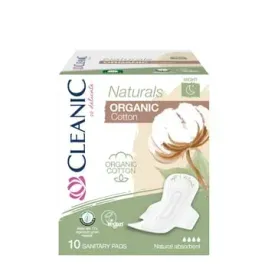 podpaski-cleanic-naturals-organic-cotton-night-10-sztuk