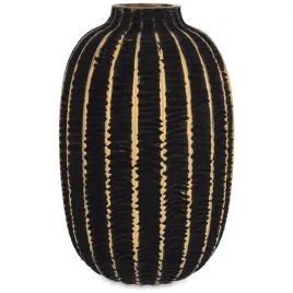 wazon-szklany-burano-czarny-zloty-23x15x15