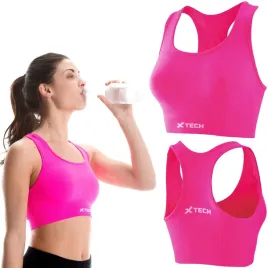stanik-sportowy-bieganie-fitness-top-double-xxs-xs-fuksja