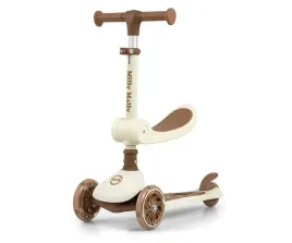 huljanoga-trojkolowa-milly-mally-scooter-fuzzy-bezowa-z-siodelkiem
