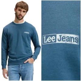 lee-small-logo-sweatshirt-regular-niebieska-bluza-meska-z-malym-logo-xl