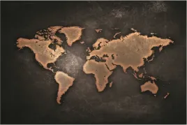 polityczna-mapa-swiata-i-flagi-plakat-90x60-cm