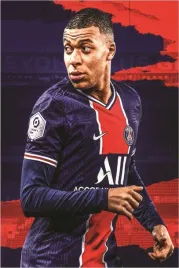 plakat-pilkarski-kylian-mbappe-psg-obraz-90x60-cm