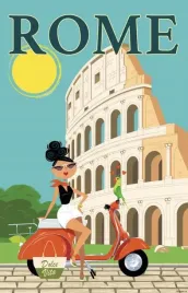 plakat-rome-rzym-wlochy-retro-vintage-915x61-cm