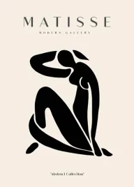 plakat-matisse-kobieta-bezowy-czarny-art-retro-vintage-obraz-915x61-cm-2