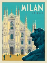 plakat-mediolan-wlochy-art-vintage-retro-915x61