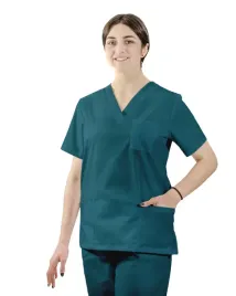 bluza-medyczna-pielegniarki-damska-lekarska-chirurgiczna-k80-morski-s