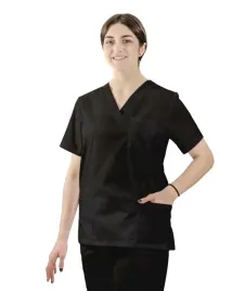 bluza-medyczna-pielegniarki-damska-lekarska-chirurgiczna-k80-czarna-m