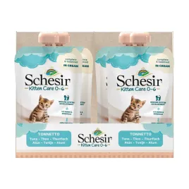 schesir-kitten-care-0-6-mokra-karma-dla-kociat-kota-pasta-z-tunczyka-150g