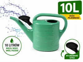 konewka-ogrodowa-10l-z-sitkiem-do-podlewania-kwiatow-roslin-duza-zielona