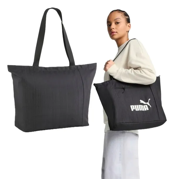 PUMA Torba damska BASE SHOPPER czarna