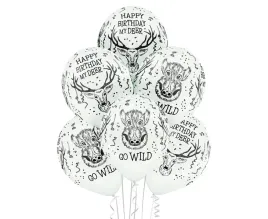 balony-lateksowe-wild-birthday-zwierzeta-las-urodziny-belbal-12-30cm-6szt