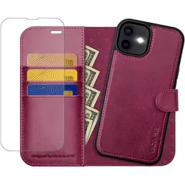 ocase-etui-skorzane-iphone-12-12-pro-stojak-2w1-magsafe-bordowe-szklo