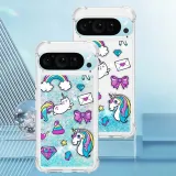 cotdinfor-etui-do-google-pixel-9-pixel-9-pro-brokatowe-jednorozce-kolor-wielokolorowy