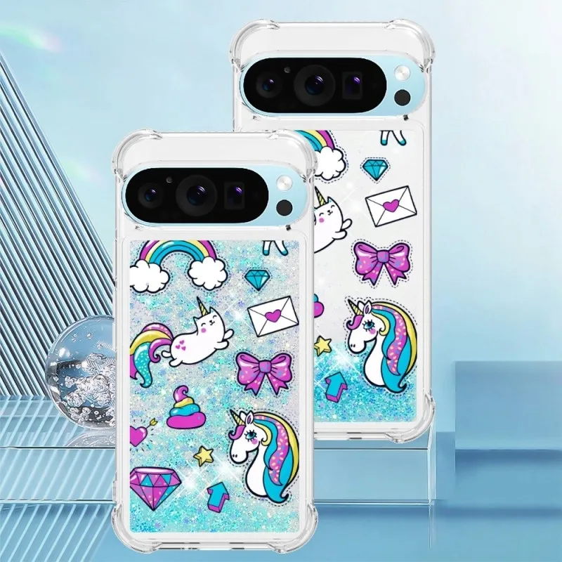 cotdinfor-etui-do-google-pixel-9-pixel-9-pro-brokatowe-jednorozce-stan-nowy