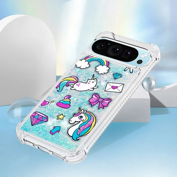 cotdinfor-etui-do-google-pixel-9-pixel-9-pro-brokatowe-jednorozce-typ-plecki