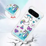 cotdinfor-etui-do-google-pixel-9-pixel-9-pro-brokatowe-jednorozce-material-tworzywo-sztuczne