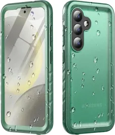 cozycase-etui-wodoodporne-360-do-samsung-glaxy-s24-s25-pol-mat-zielone