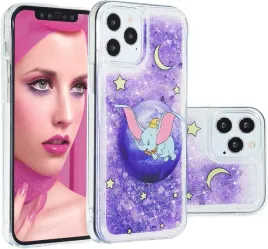 cotdinfor-etui-do-iphone-16-pro-bezbarwne-brokatowe-fioletowe-slon