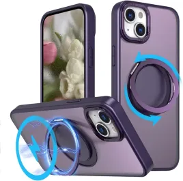 handyhulle-etui-magsafe-do-iphone-13-14-ring-stojak-fioletowe-matowe