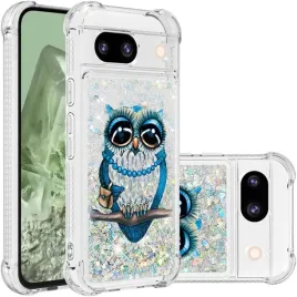 cotdinfor-etui-bezbarwne-do-google-pixel-8a-brokatowe-sowa