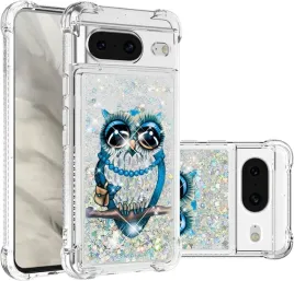 cotdinfor-etui-bezbarwne-do-google-pixel-8-brokatowe-sowa